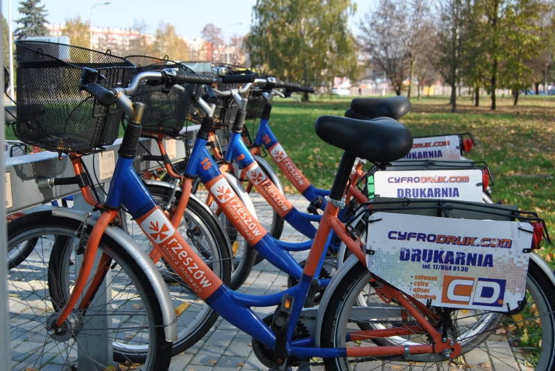 Od kwietnia nowe rowery miejskie i skutery w Rzeszowie